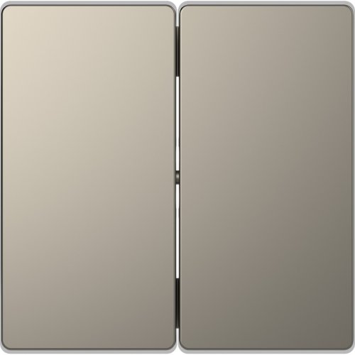 Лицевая панель Schneider Electric Merten D-Life для 2-кл. выключателя никель  картинка